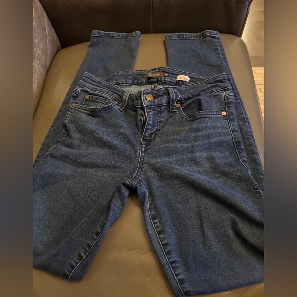 Level 99 lily Dark Blue Skinny Jeans